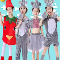 Kids' Mouse Costume Set with Headpiece for Stage Performance