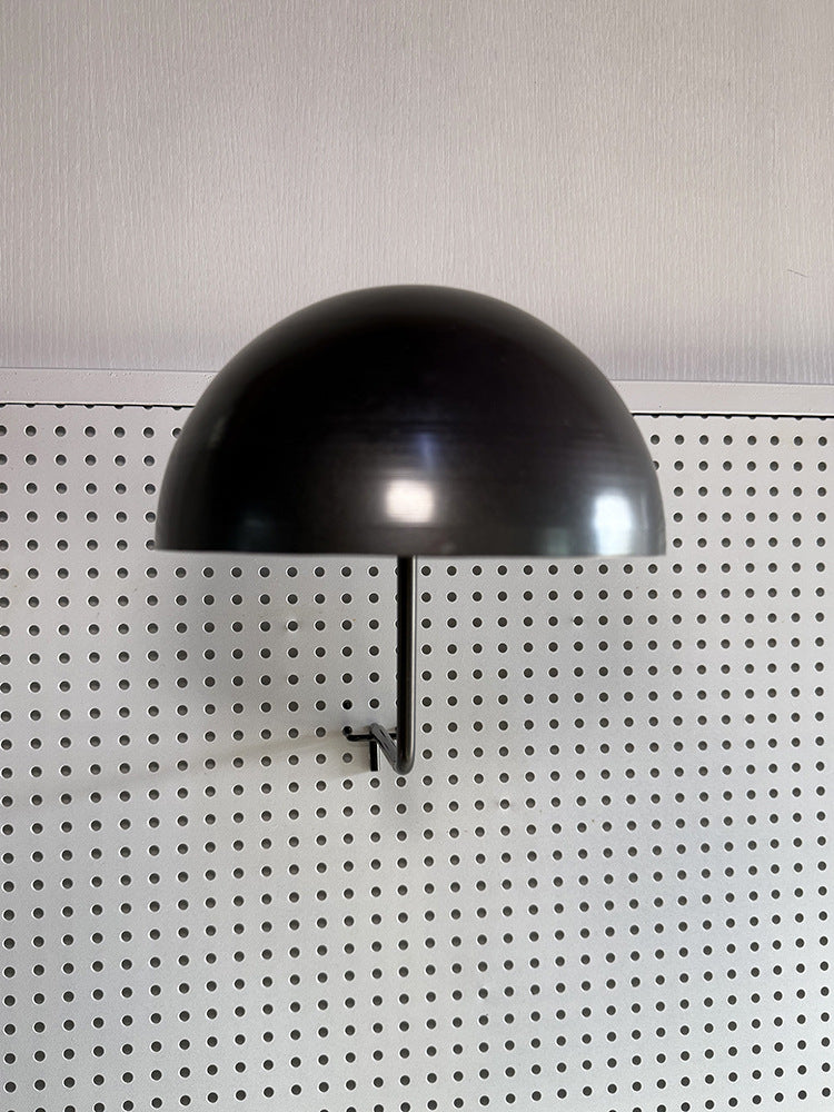 Pegboard Metal Dome Wall Mount Hat Holder for Displaying Baseball Caps, Fisherman Hats, and Helmets