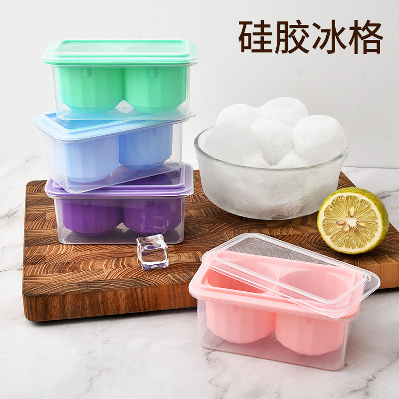 Silicone Ice Cube Tray Mold Food Grade Soft Silicone Ice Tray for Home Use Baby Food Freezer Ice Box Maker