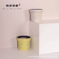 Nordic Style Ceramic Succulent Planter Pot with Breathable Terracotta Design