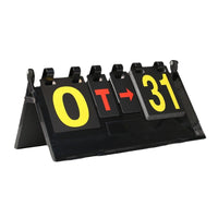 Multi-Sport Flip Scoreboard for Table Tennis, Basketball, Soccer, and Billiards