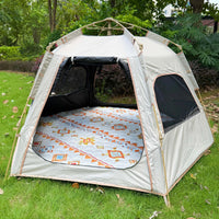 Hexagonal Explorer Tent Moisture-Proof Mat for Camping and Picnics