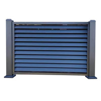 Aluminum Alloy Garden Fence Panel for Villa Courtyard Balcony Outdoor Railing