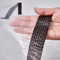 Transparent Waterproof Tarpaulin with Reinforced Edges and Grommets for Outdoor Protection