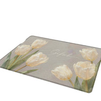 Nordic Morandi Green Plant Bathroom Mat Absorbent Non-Slip Quick Dry Floor Mat for Bathroom Entrance