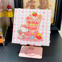 Adjustable Acrylic Perler Bead Board Stand for Neck Protection