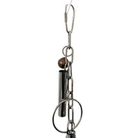Large Parrot Stainless Steel Chew Toy with Bell for Mental Stimulation and Beak Grinding