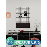 Black and White Minimalist Felt Board, 3D Cork Board Photo Wall for Kids Room Decor