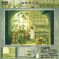 Kakawoo 29.0 3D Miniature Scene DIY Sticker Set for Scrapbooking and Crafts