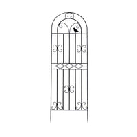 Wrought Iron Garden Trellis for Climbing Plants, Roses, Clematis, and Vines