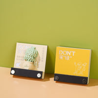 3D Creative Tear-Off Memo Pad with Retro Design