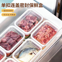 Food Grade Refrigerator Storage Containers with Lids for Fruits, Vegetables, and Meat