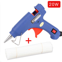 Mini Hot Melt Glue Gun Kit with Glue Sticks for DIY Crafts, Wood, Fabric, and Floral Arrangements