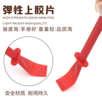 Flexible Plastic Palette Knife for Oil Painting, DIY Crafts, Leatherwork, and Adhesive Application