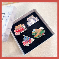 Forbidden City Brooch Pin Souvenir Gift for Kids and Friends