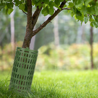 Adjustable Interlocking Plastic Tree Trunk Protector Guard for Seedlings and Young Trees