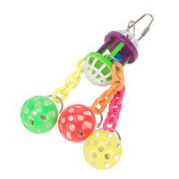 Parrot Acrylic Bell Ball Chew Toy for Budgies Cockatiels Conures