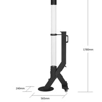 Portable Rocket Stove with Rain Cap for Outdoor Camping and Patio Heating