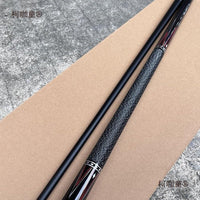 Carbon Fiber Pool Cue Stick 9.5MM Snooker Billiard Cue 1/2 Split Black 8 Box Set Full Wheat Taibao