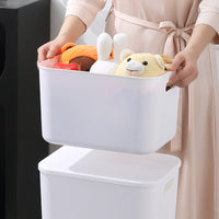 Thickened Lidded Storage Box for Snacks, Clothes, and Sundries - French Style Organizer