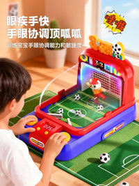 Kids Tabletop Foosball Game, 2-Player Mini Football Soccer Game for Boys and Girls, Educational Toy Birthday Gift