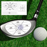 50-Pack Golf Club Impact Labels for Woods Irons Putters - Shot Recording & Training Aid