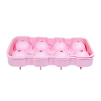 Silicone Ice Cube Tray with Lid or Funnel for Homemade Ice Balls and Cubes