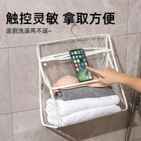 Waterproof Transparent Bathroom Hanging Storage Bag for Clothes