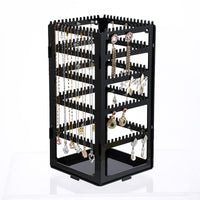 Multi-Layer Rotating Jewelry Organizer for Necklaces, Earrings, and Rings