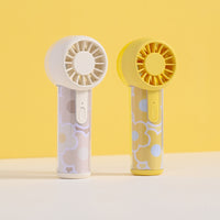 2026 New High-Speed Handheld Fan USB Mini Portable Rechargeable Dual-Mesh Turbo Fan
