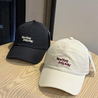 Unisex Quick-Dry Breathable Waterproof Baseball Cap with Wide Brim and Embroidery