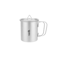 Tiko Pure Titanium Ice Flower Mug Shera Bowl Kettle Outdoor Camping Coffee Water Cup Portable Travel Titanium Cup