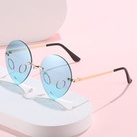 Halloween Novelty Rimless Sunglasses for Parties and Street Style