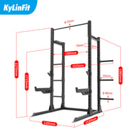 Commercial Gym Gantry Frame Squat Rack Home Strength Training Barbell Rack Integrated Equipment