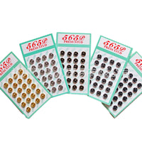 6mm Copper Snap Fasteners for Doll Clothes, Invisible Press Studs