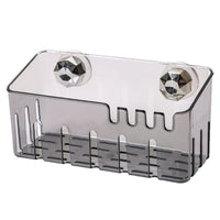 Sink Suction Cup Drain Rack Kitchen Wall-Mounted Sponge Holder Bathroom Storage Organizer