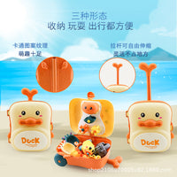 Kids' Dinosaur/Duck Beach Toy Set with Luggage Case