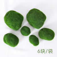 Artificial Moss Rocks for Terrariums, Planters, and Photography Props