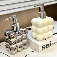 Ceramic Lotion Dispenser Bottle for Bathroom, Large Capacity Shampoo Hand Soap Press Pump Bottle