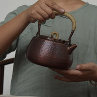 Pure Copper Teapot Kettle for Tea Ceremony and Induction Cooktop, Uncoated