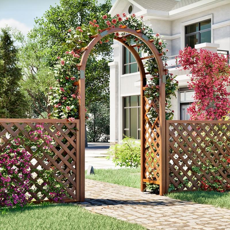 Garden Arch Trellis for Climbing Plants Outdoor Patio Decor