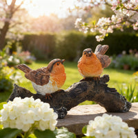 Robin Bird Resin Figurine for Outdoor Garden & Home Decor