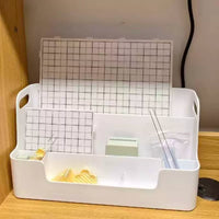 Portable Storage Box for Perler Beads Boards, Stationery, and Cosmetics