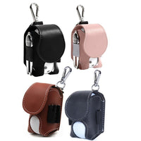 Portable Golf Ball and Tee Holder Pouch with Waist Clip