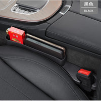 Car Seat Gap Organizer with Storage Box - TPE Filler Strip for Automotive Interior