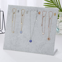 Velvet Jewelry Display Stand for Earrings, Necklaces, Bracelets, and Rings