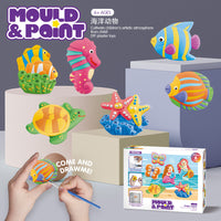 Kids' DIY Plaster Painting Kit - Creative Educational Toy for Arts & Crafts