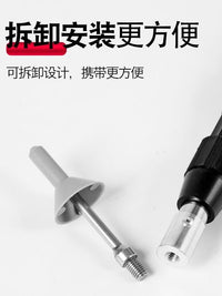 Outdoor Stainless Steel Telescopic Awning Pole Tent Canopy Support Rod with Ground Insert and Lightning Cap