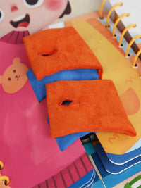 Montessori Busy Board for Early Education, Dressing Training Toy with Buttons and Zippers