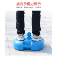Outdoor Umbrella Base Stand for Patio Beach Fishing Market Umbrellas, Water/Sand Fillable Plastic Base